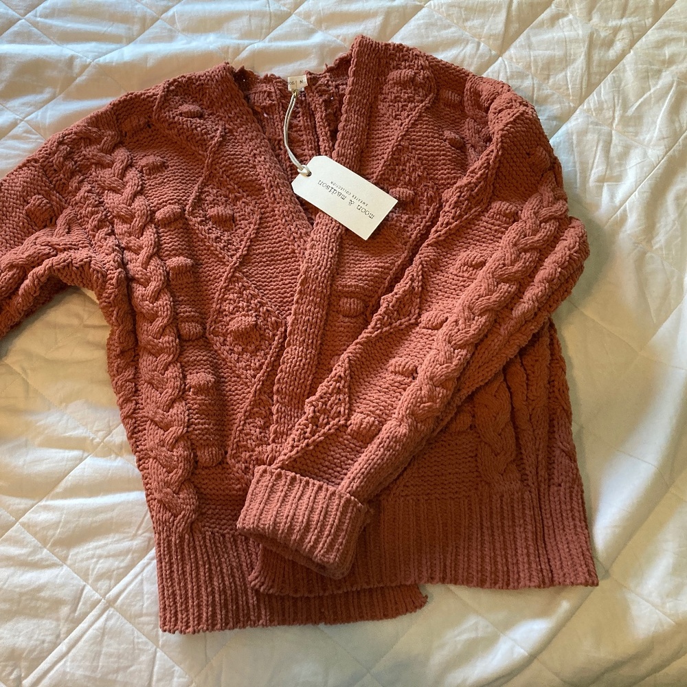 Salmon sweater